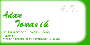 adam tomasik business card